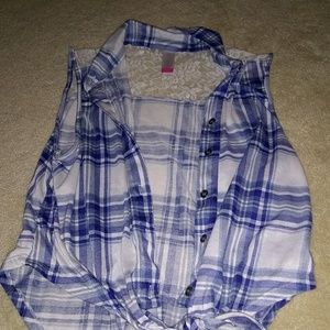 Cropped flannel